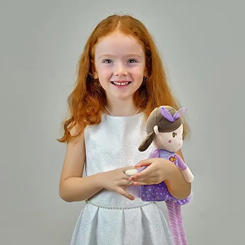 20" Purple Olivia Stuffed Rag Doll (89150PURPLE)