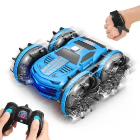 2.4GHz Dual Control Waterproof 4WD All Terrain RC Stunt Car