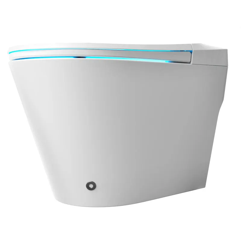 ANZZI ENVO Echo Elongated 1.28 GPF Smart Bidet Toilet in White with Auto Open, Auto Flush, Heated Seat, Voice and Wifi Control