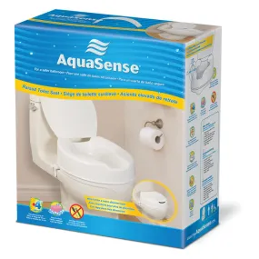 AquaSense Raised Toilet Seat with Lid