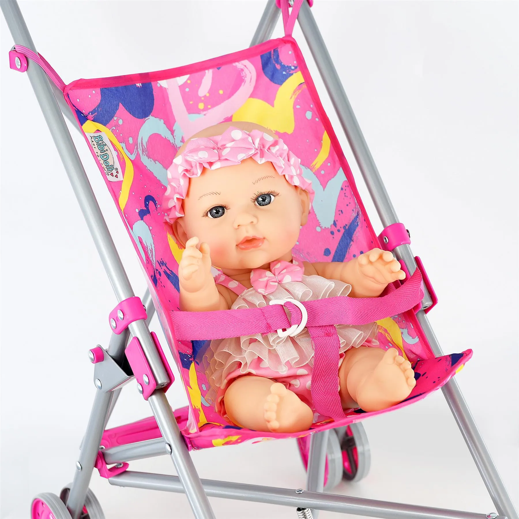 Baby Doll Pink Foldable Stroller