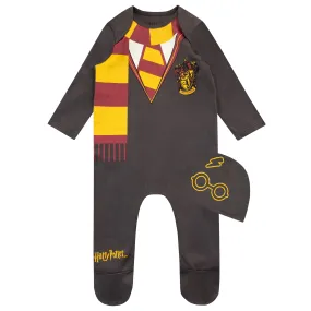 Baby Harry Potter Footies and Hat Set