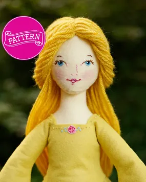 Beauty PDF Doll Pattern