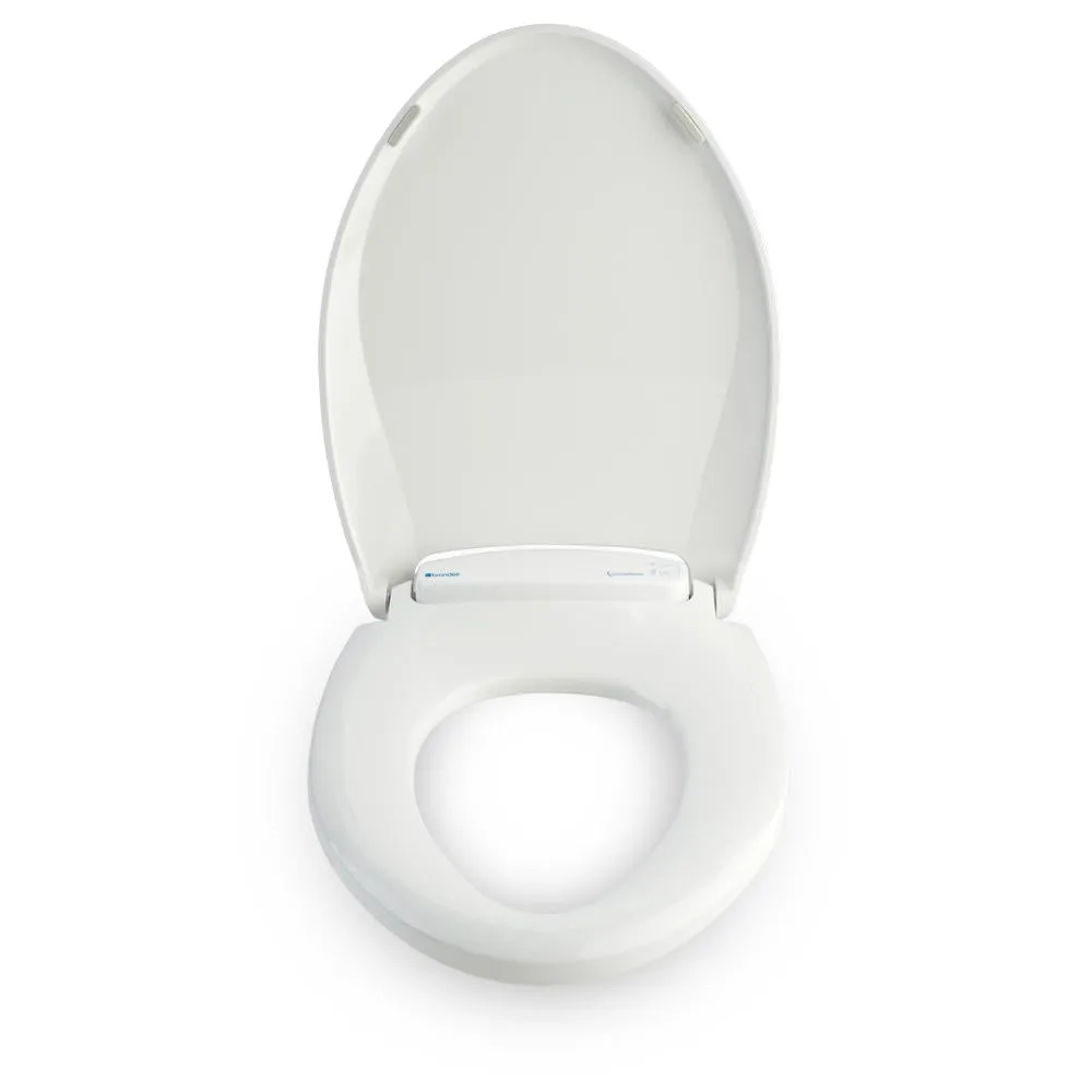 Brondell L60-EB LumaWarm Heated Nightlight Toilet Seat - Elongated, Biscuit