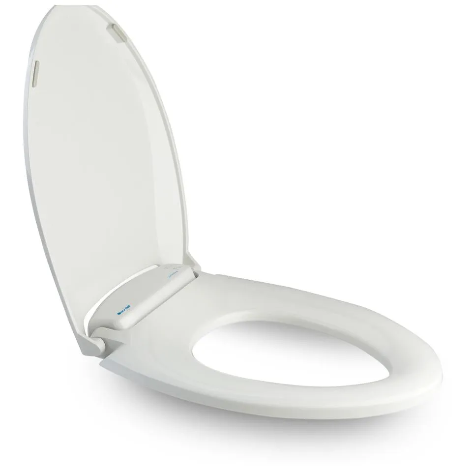 Brondell L60-EB LumaWarm Heated Nightlight Toilet Seat - Elongated, Biscuit