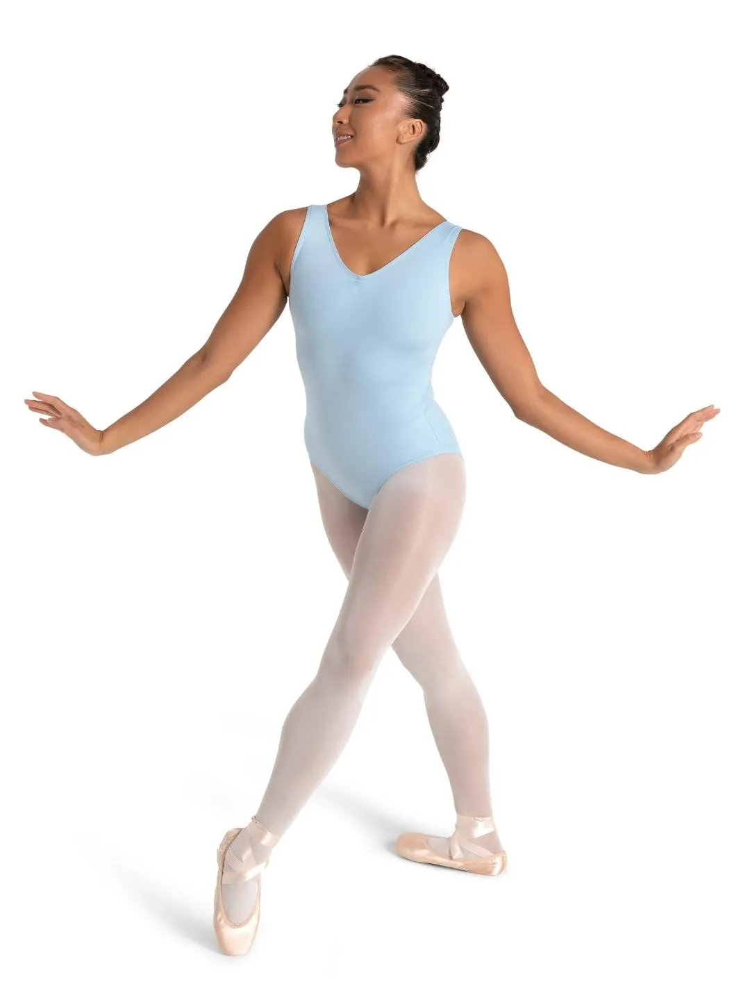 Capezio Pinch Front Faith Style V-Neck Leotard Child SE1008C