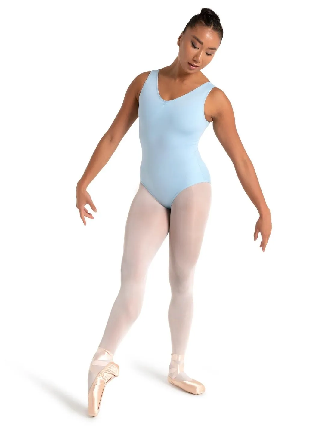 Capezio Pinch Front Faith Style V-Neck Leotard Child SE1008C