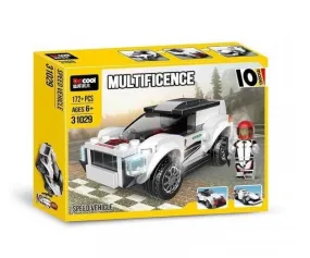 Decool 31029 Speed Vehicle Construction Set - High-Quality 172 Piece Building Blocks for Kids