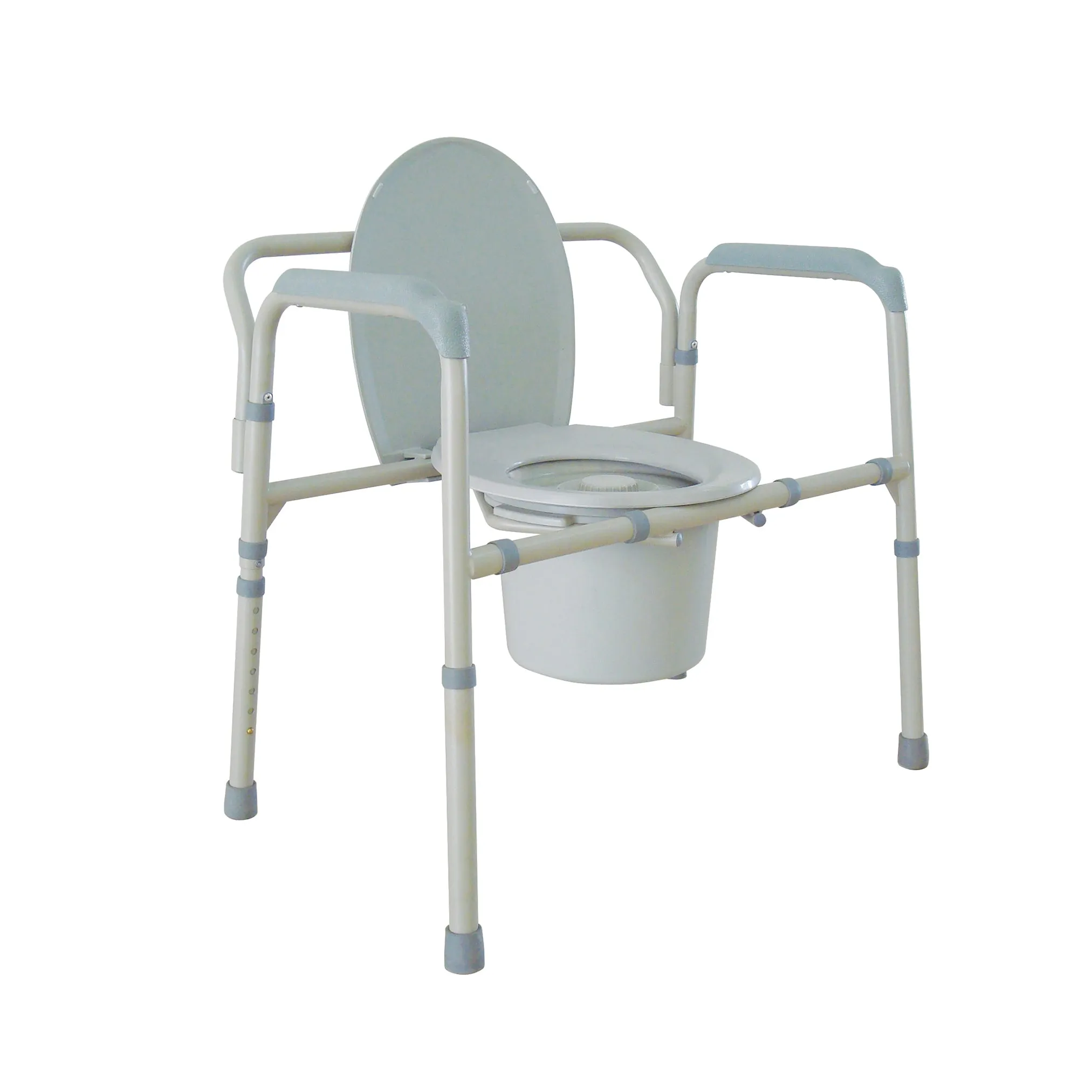 Drive Medical 11117n-1 Heavy Duty Bariatric Folding Bedside Commode Chair