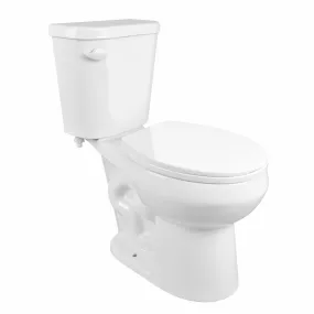 DYNASTY Two-Piece Round Toilet, 12" Rough-in Single-Flush