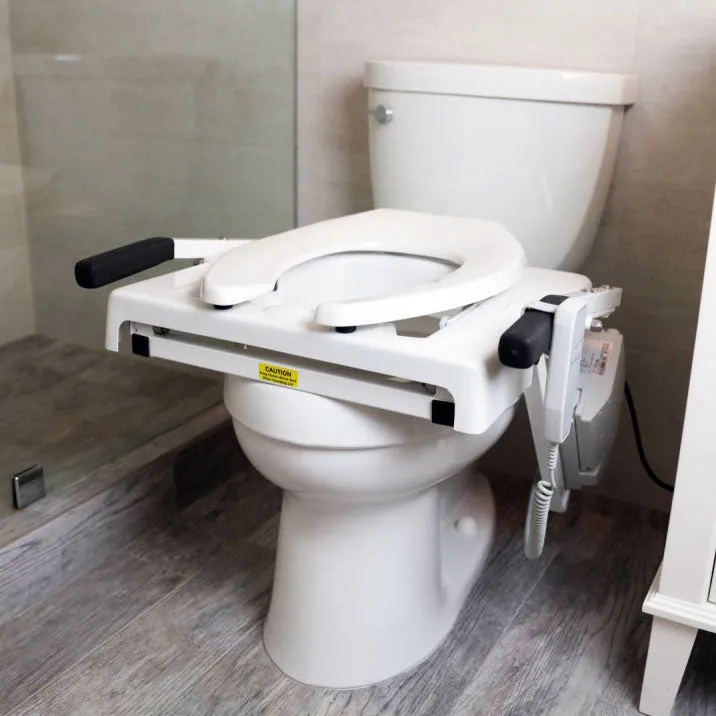 EZ-ACCESS Tilt Toilet Seat Lift Singe Motor, Standard Seat