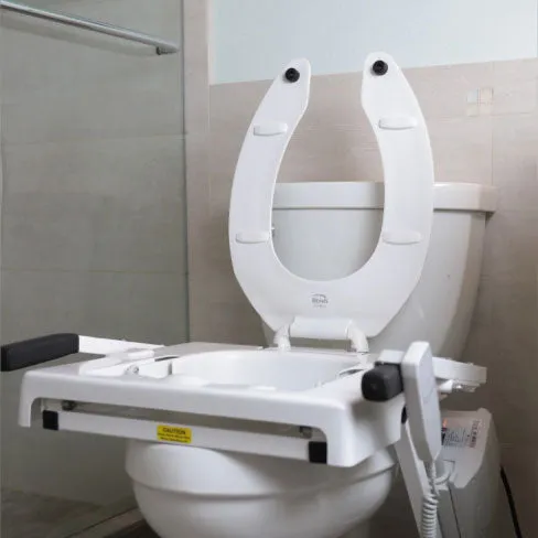 EZ-ACCESS Tilt Toilet Seat Lift Singe Motor, Standard Seat