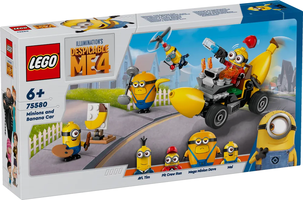 LEGO Despicable Me Minions and Banana Car  Theme  Despicable Me 75580