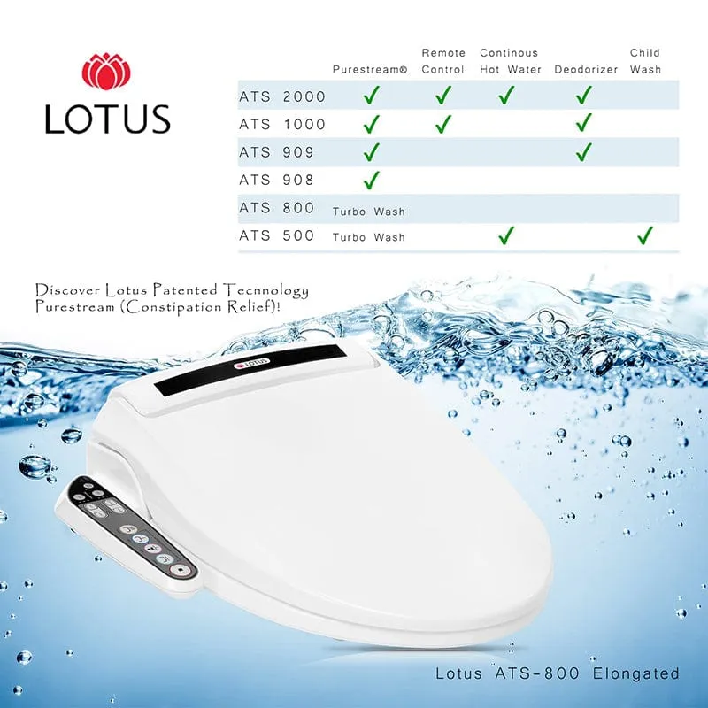 LOTUS ATS-800 Bidet Toilet Seat