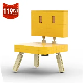 MOC Anime Figure Suzumeds Sōta Munakata Chair Cartoon Kits Building Blocks Home Decor Room Scene Bricks Toys for Children