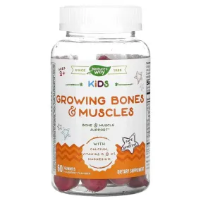 Nature's Way Bone and Muscle Growth Supplement for Children Ages 2 , 60 Gummies