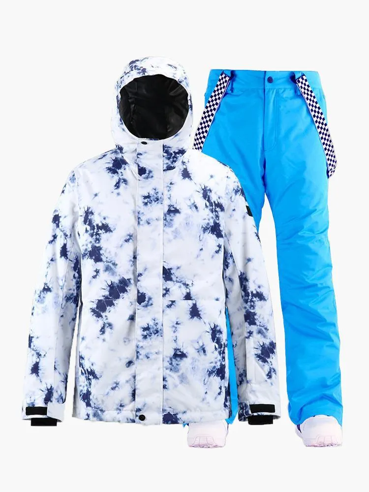 New fashion men's ski suit Windproof, water-repellent, warm and breathable ski suit