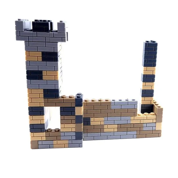 Toy Military Building Blocks Battle Scene Wall Set | General Jim's Toys