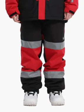 Unisex 2021 Waterproof And Warm Single And Double Board Luminous Color Matching Snow Pants